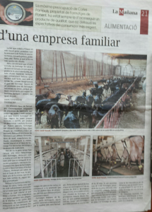 Cal Quitèria-Formatges de Ponent la força d’una empresa familiar.